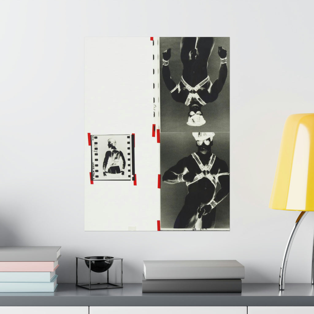 90S VINTAGE GAY PORN TRANSPARENCY Matte Vertical Poster #23