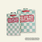 Ho Ho Holy Shit - Holiday Christmas Gift Bag, Funny Gift Bag, Gift Wrap