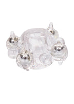 Basic Essentials Enhancer Cock Ring with Beads - Clear