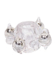 Basic Essentials Enhancer Cock Ring with Beads - Clear
