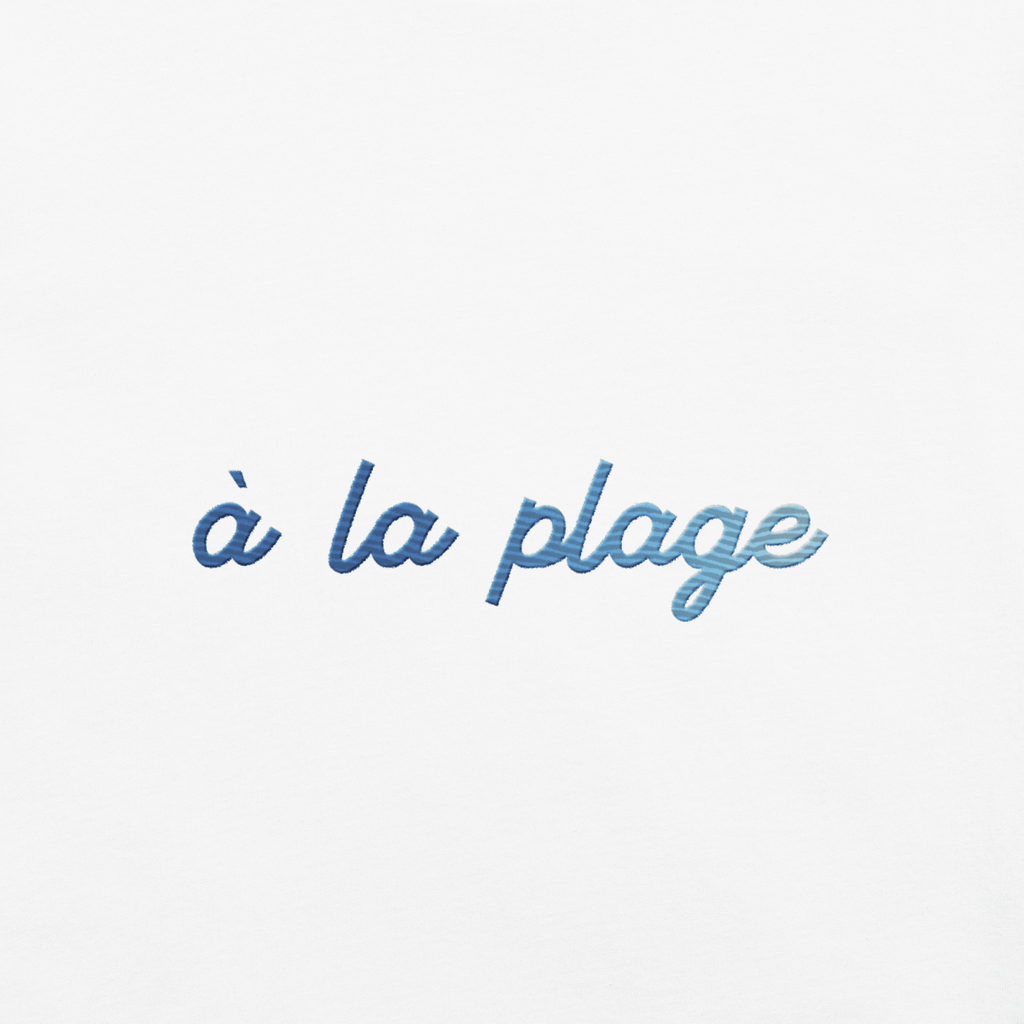 A La Plage Gradient Embroidered Shirt