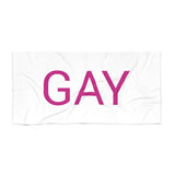 Gay Beach Towel by CULTUREEDIT