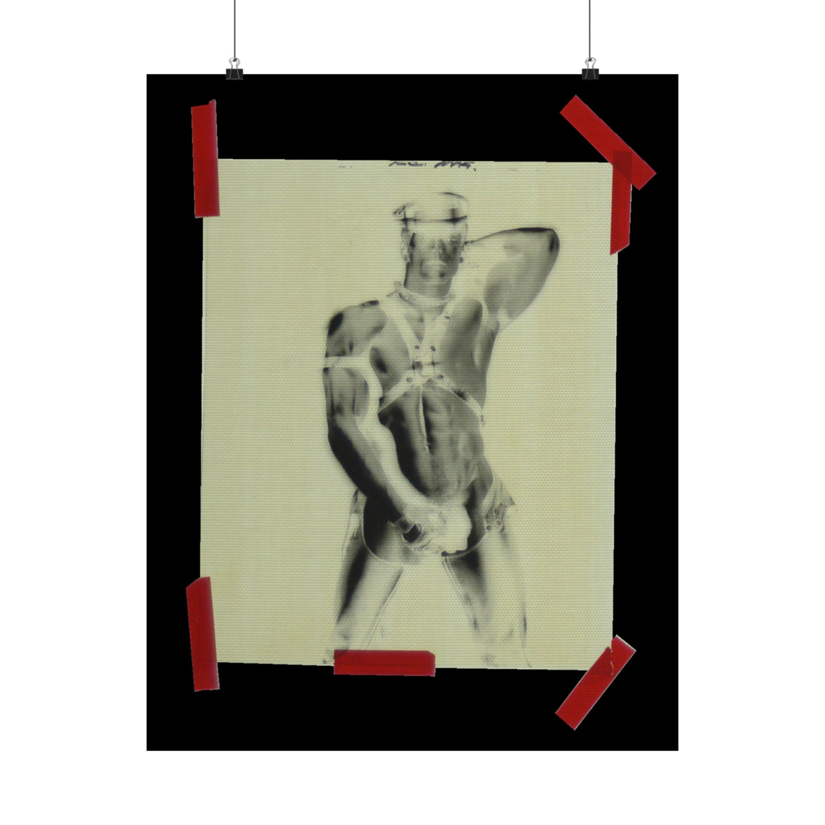 90S VINTAGE GAY PORN TRANSPARENCY Matte Vertical Poster #2