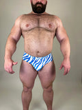 Alfons Dovana Blue Tiger Velvet Brief