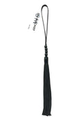 Sex & Mischief Beaded Flogger Noir Whip 16in - Black