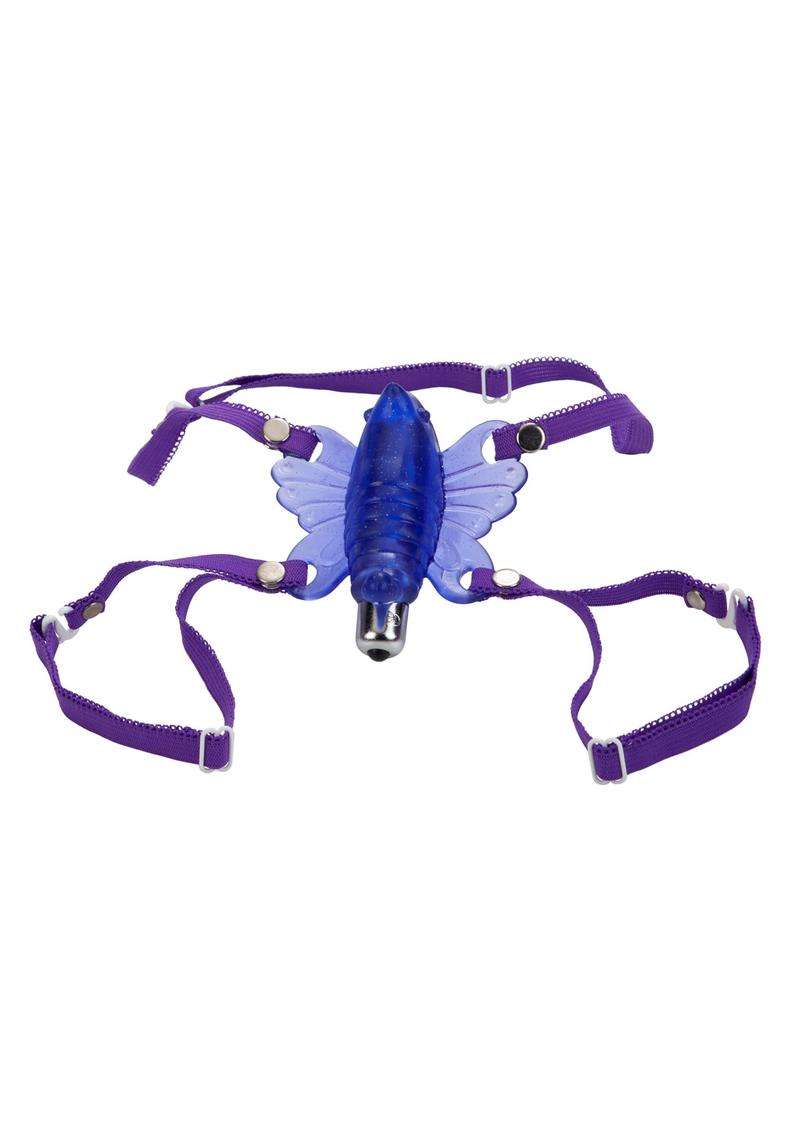 Venus Butterfly Strap-On - Purple