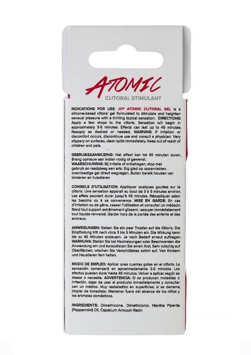 JO Atomic Silicone Clitoral Stimulant Gel .34oz