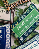 Get Off The Cross Needlepoint Pillow