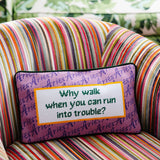 Aries Needlepoint Pillow