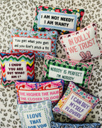 Trust Dolly Needlepoint Pillow