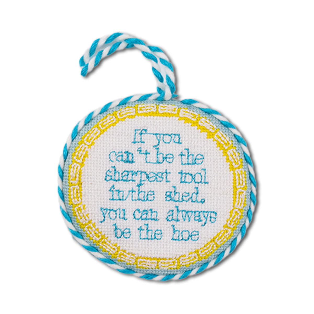 Needlepoint Ornament - Sharpest Tool