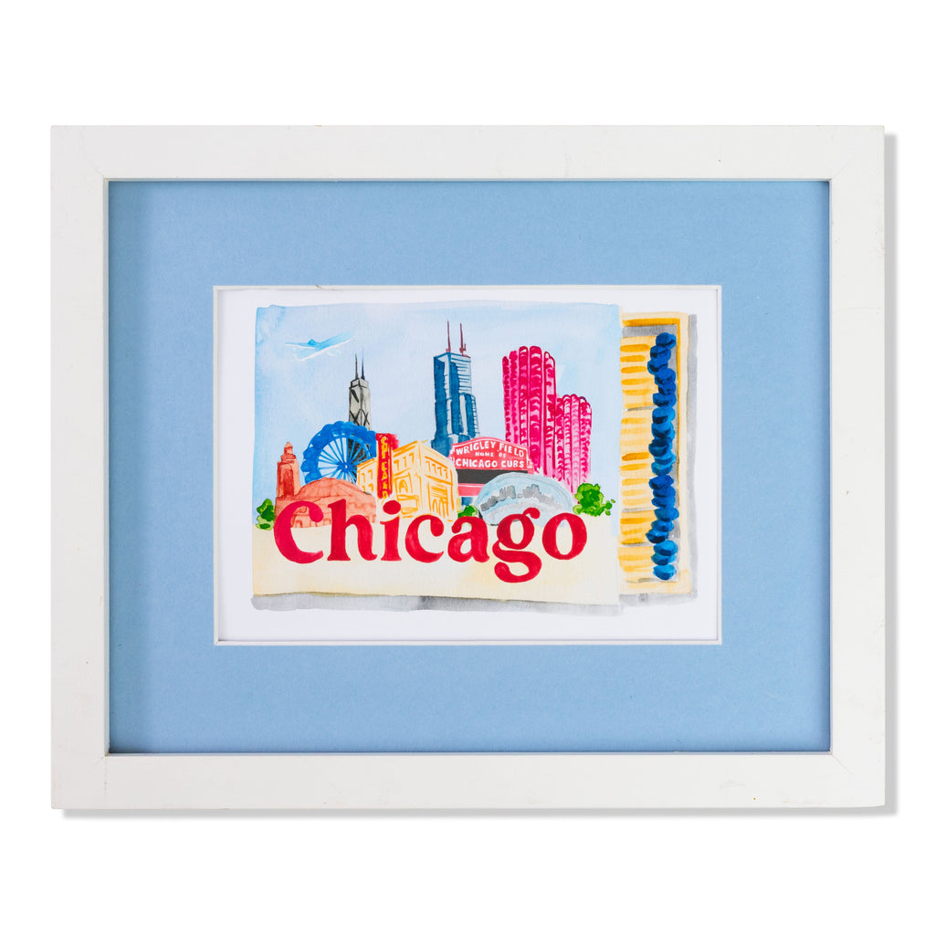Chicago Matchbook Art Print