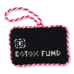 Needlepoint Icon Ornament - Black Card