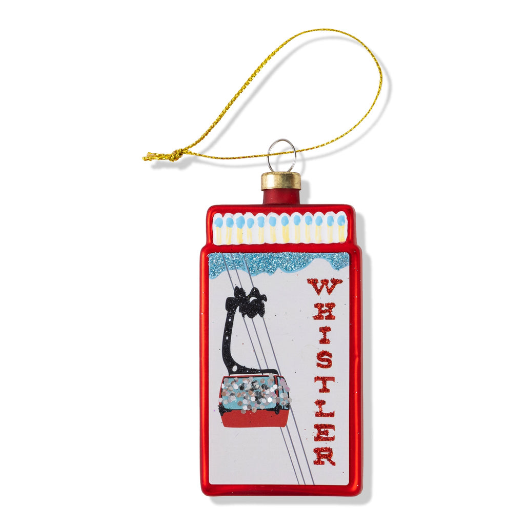 Matchbook Ornament - Whistler