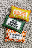Bad Witch Energy Needlepoint Pillow
