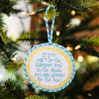 Needlepoint Ornament - Sharpest Tool