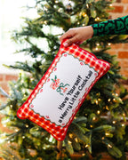 Merry Little Cocktail Needlepoint Pillow