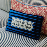 Father Figure Needlepoint Pillow