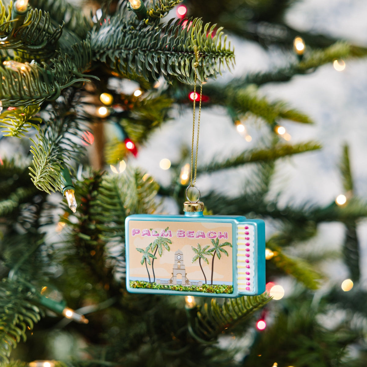 Matchbook Ornament - Palm Beach
