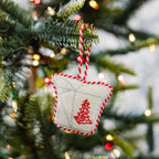 Needlepoint Icon Ornament - Chinese Takeout Box