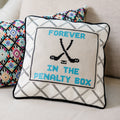 Penalty Box Needlepoint Pillow