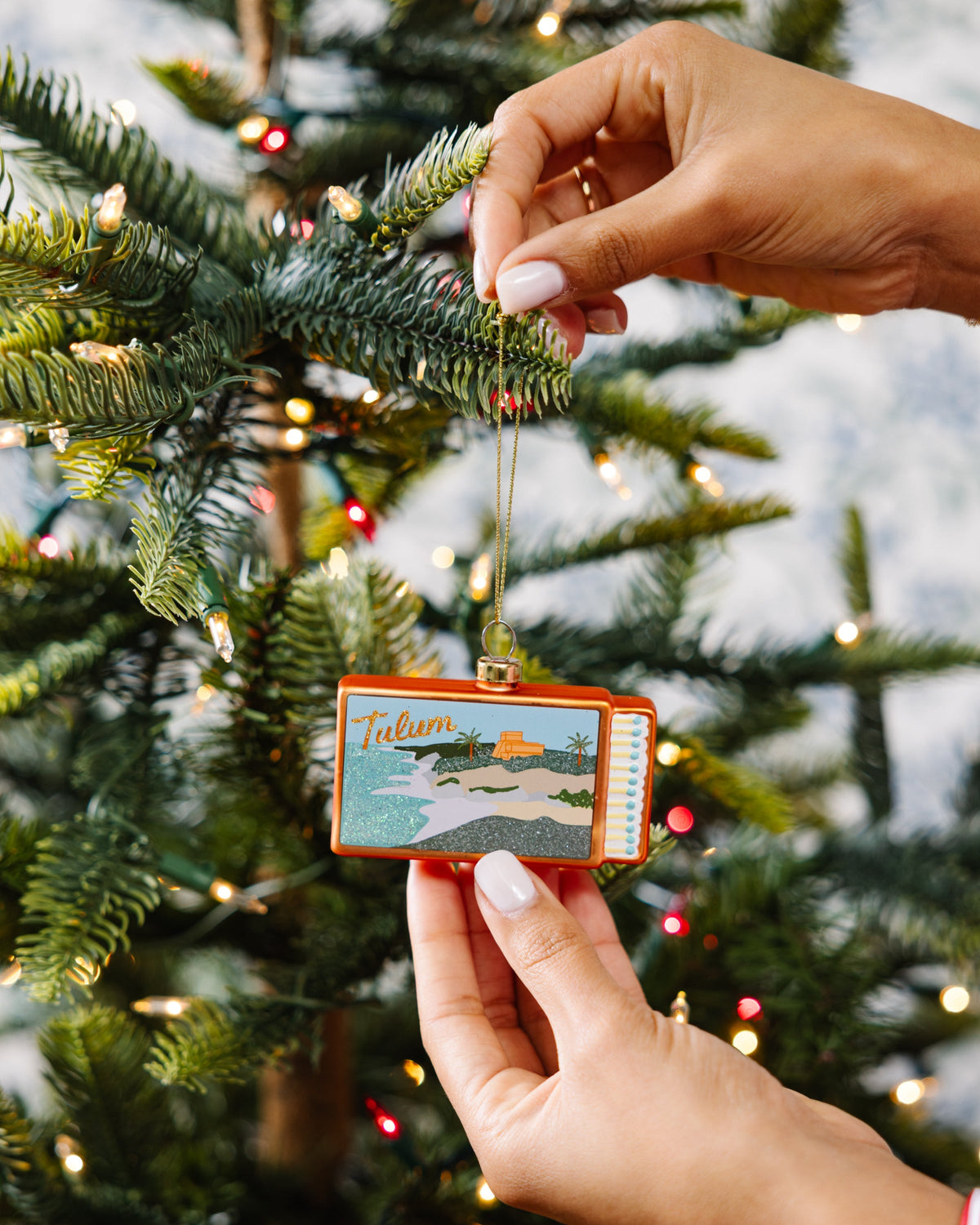 Matchbook Ornament - Tulum