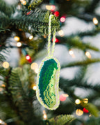 Needlepoint Icon Ornament - Pickle