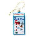 Matchbook Ornament - North Pole