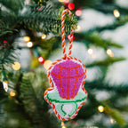 Needlepoint Icon Ornament - Candy Ring