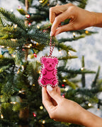 Needlepoint Icon Ornament - Gummy Bear