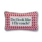 Fly Coach Needlepoint Pillow