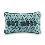Hot Mess Needlepoint Pillow