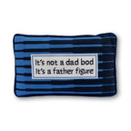 Father Figure Needlepoint Pillow
