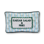 Girl Dinner Needlepoint Pillow