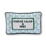 Girl Dinner Needlepoint Pillow