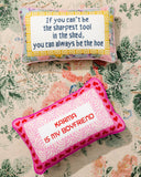 Sharpest Tool Needlepoint Pillow