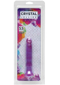 Crystal Jellies Anal Starter Anal Plug 5.5in - Purple