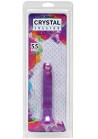 Crystal Jellies Anal Starter Anal Plug 5.5in - Purple