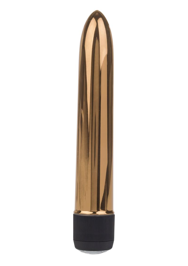 Hard Vibes Precious Metal Gems Vibrator - Gold
