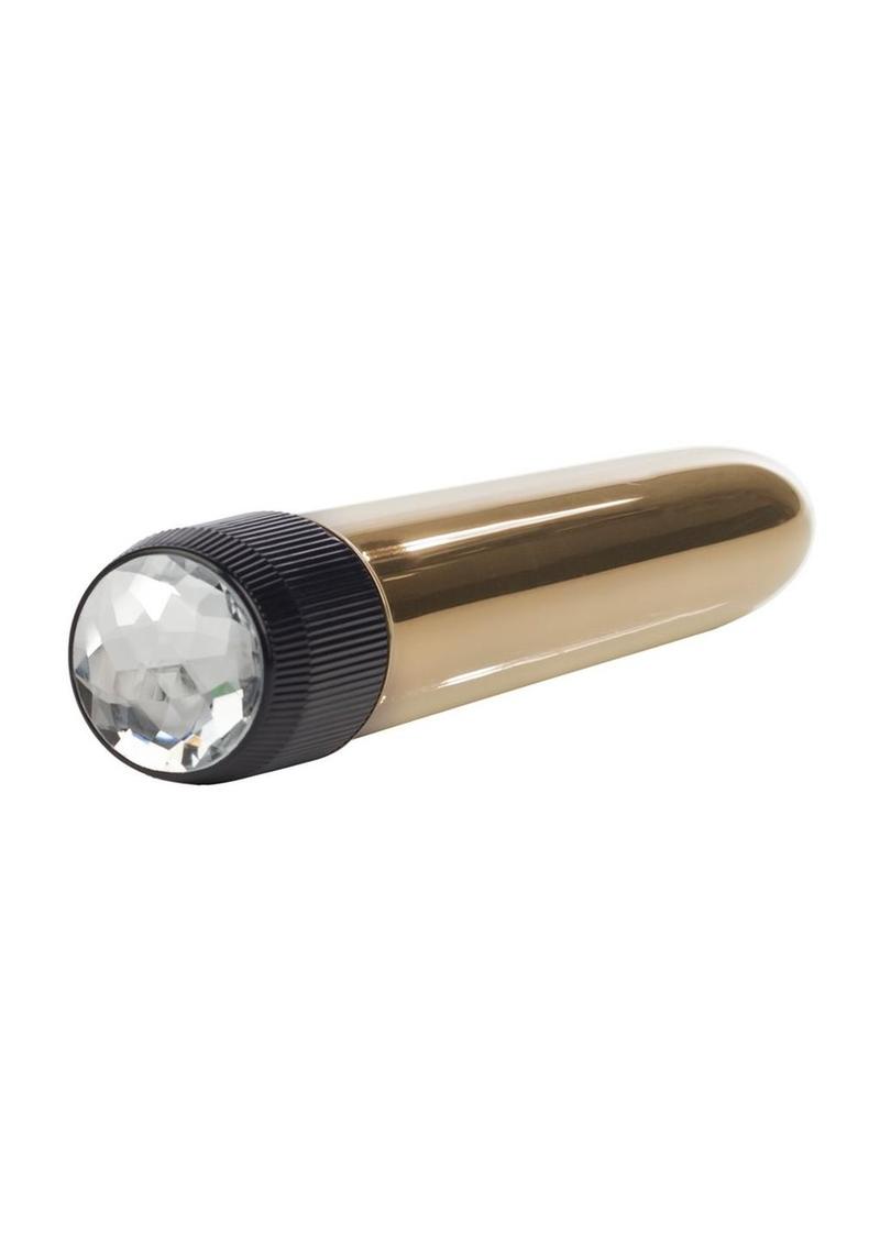 Hard Vibes Precious Metal Gems Vibrator - Gold