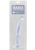 Basix Dong Slim 7 with Suction Cup 7in - Clear