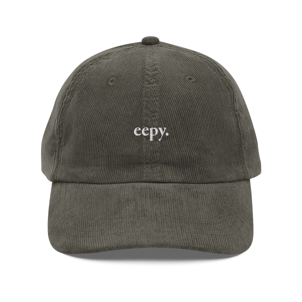 Eepy. Embroidered Corduroy Hat