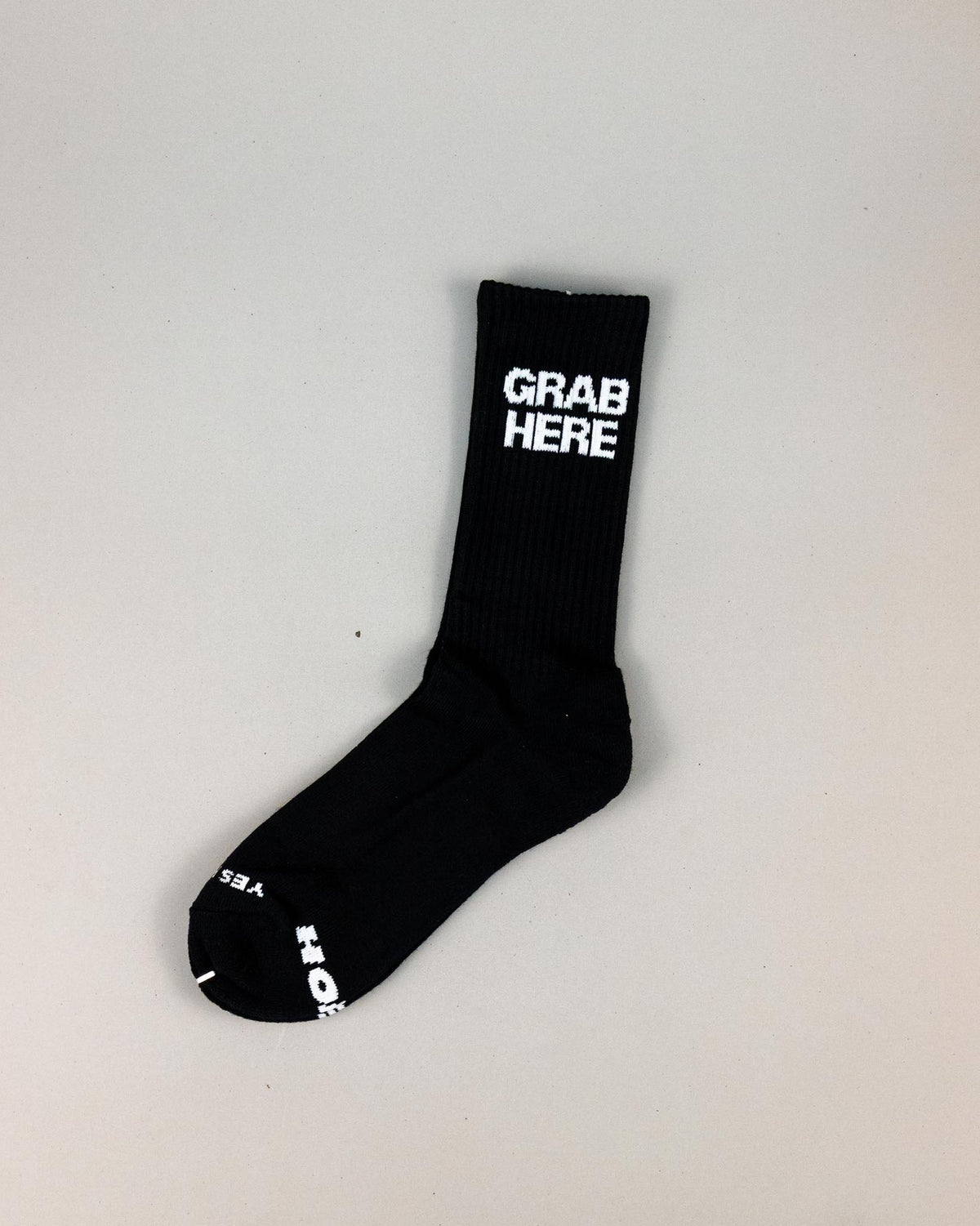 Grab Here Socks by YES HOMO - White
