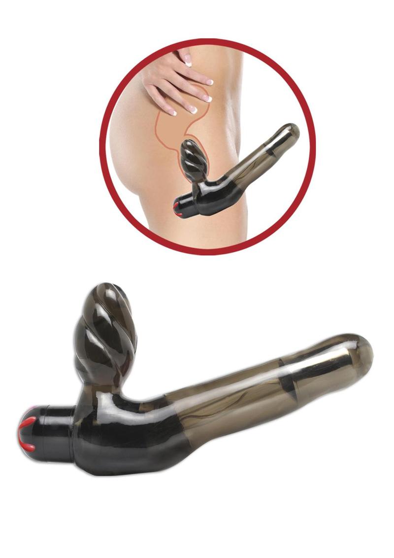 Fetish Fantasy Vibrating Strapless Strap-On - Black