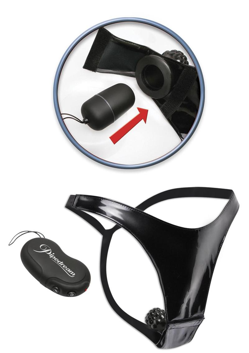 Fetish Fantasy Series 10 Function Fantasy Panty Vibe with Remote Control - Black