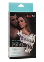 Couple's Enhancers Endless Desires Couples Enhancer with Removable Bullets 4.25in - Clear