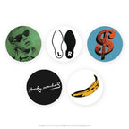 Andy Warhol Variety 5 Button Set
