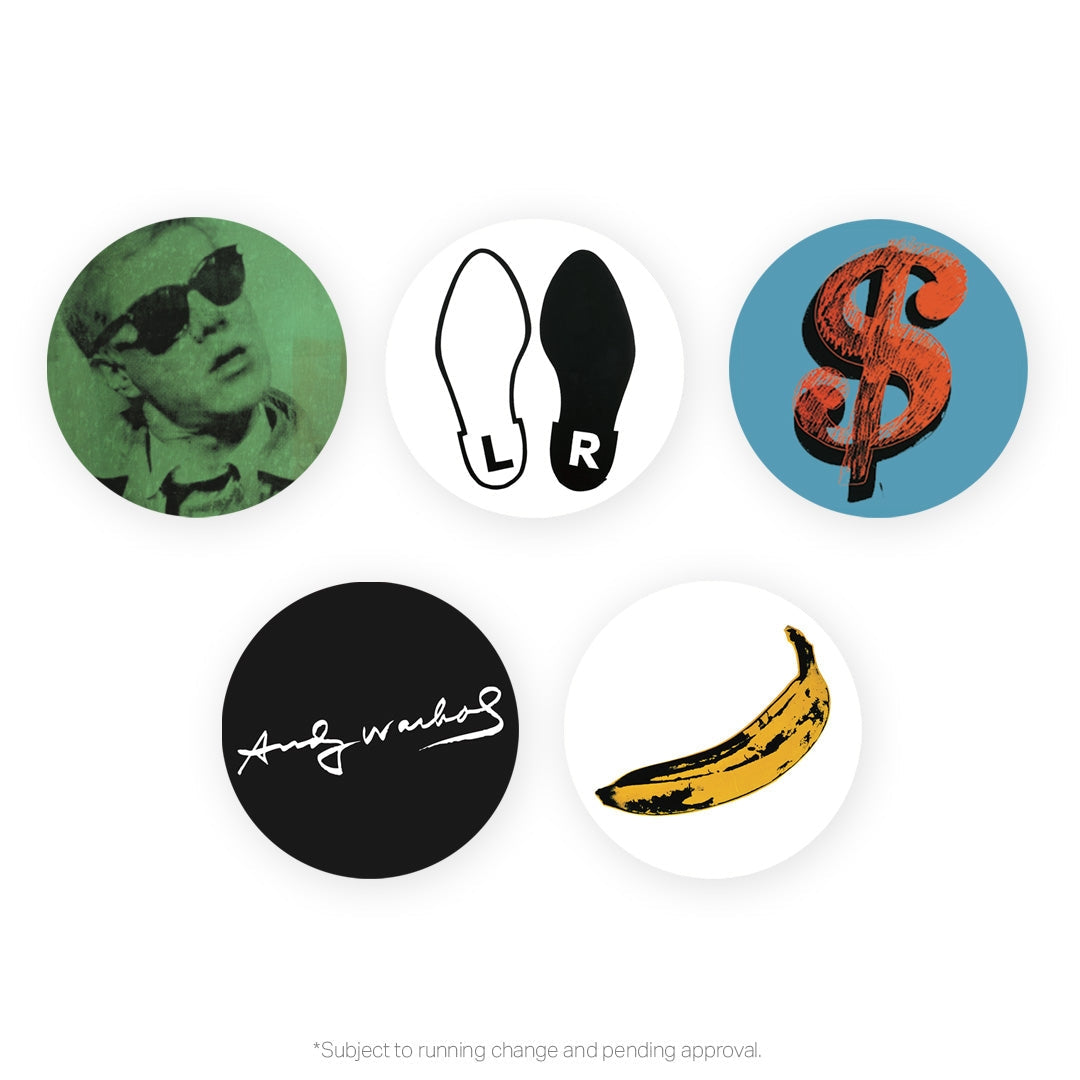 Andy Warhol Variety 5 Button Set