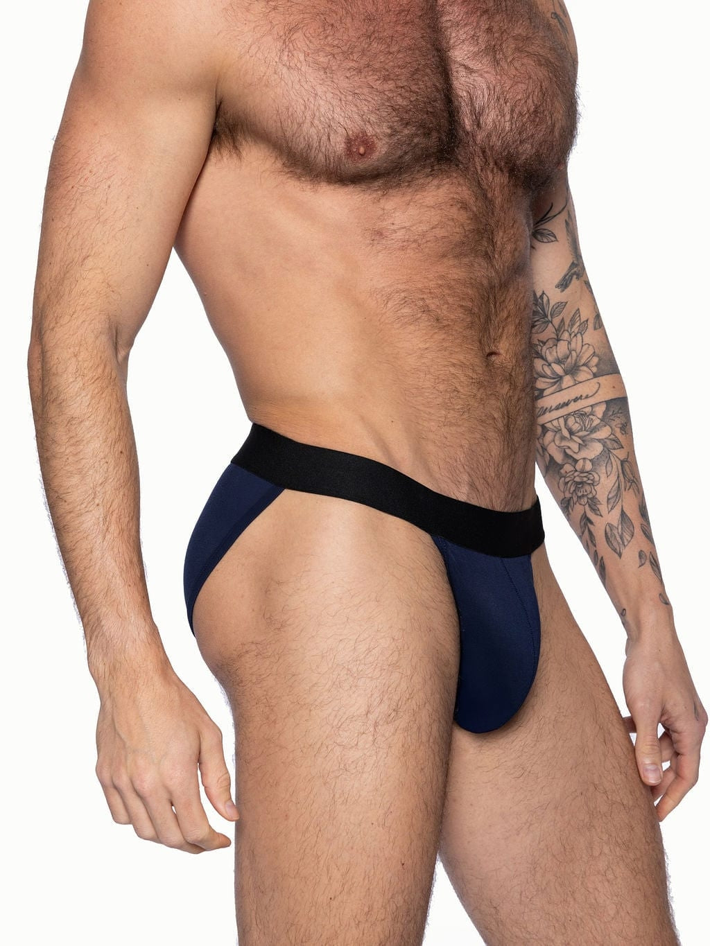 BIKE Active Jock Brief - Navy Blue