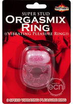 Super Stud Orgasmic Vibrating Silicone Cock Ring Waterproof - Magenta